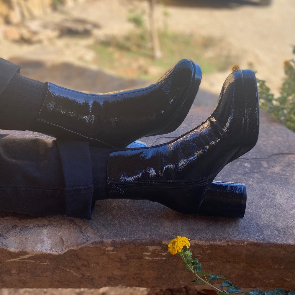 Platform black heels from h&m 🖤